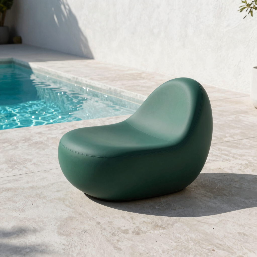 Crescent Pool Ottoman