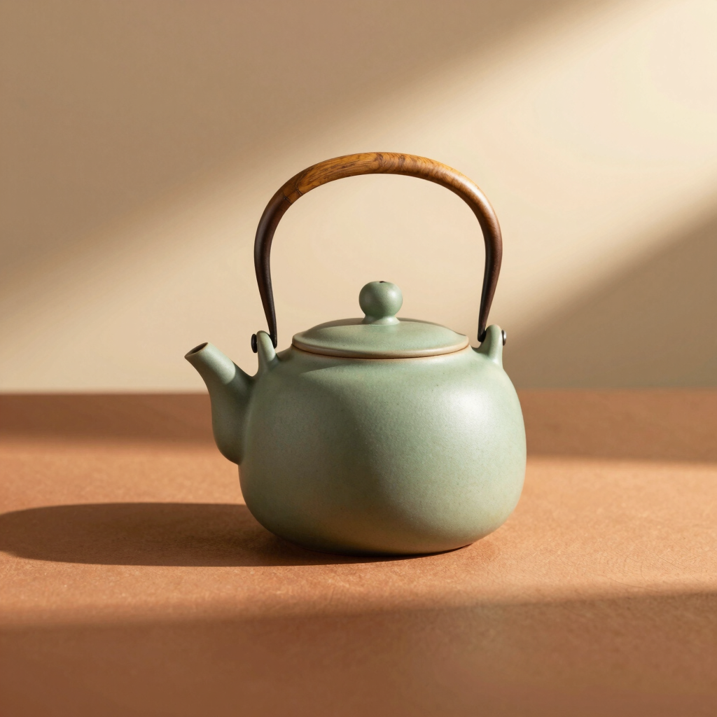 Slow Living Teapot with Wood Handle