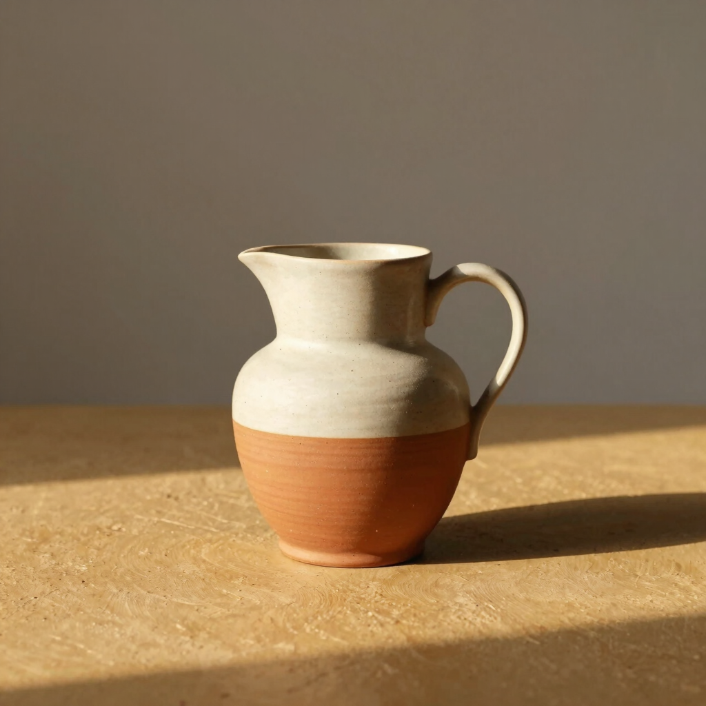 Clay Heart Daily Pitcher