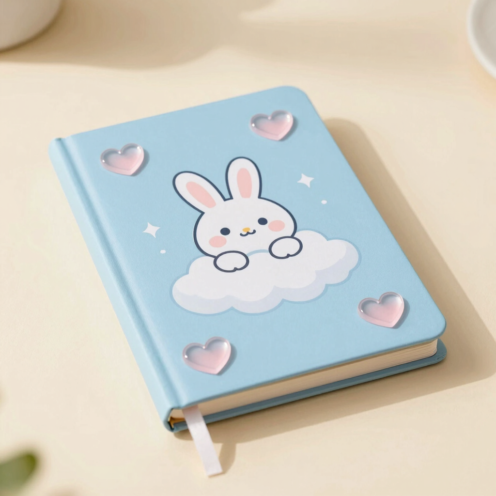 Caderno de Disco Coelhinho da Nuvem