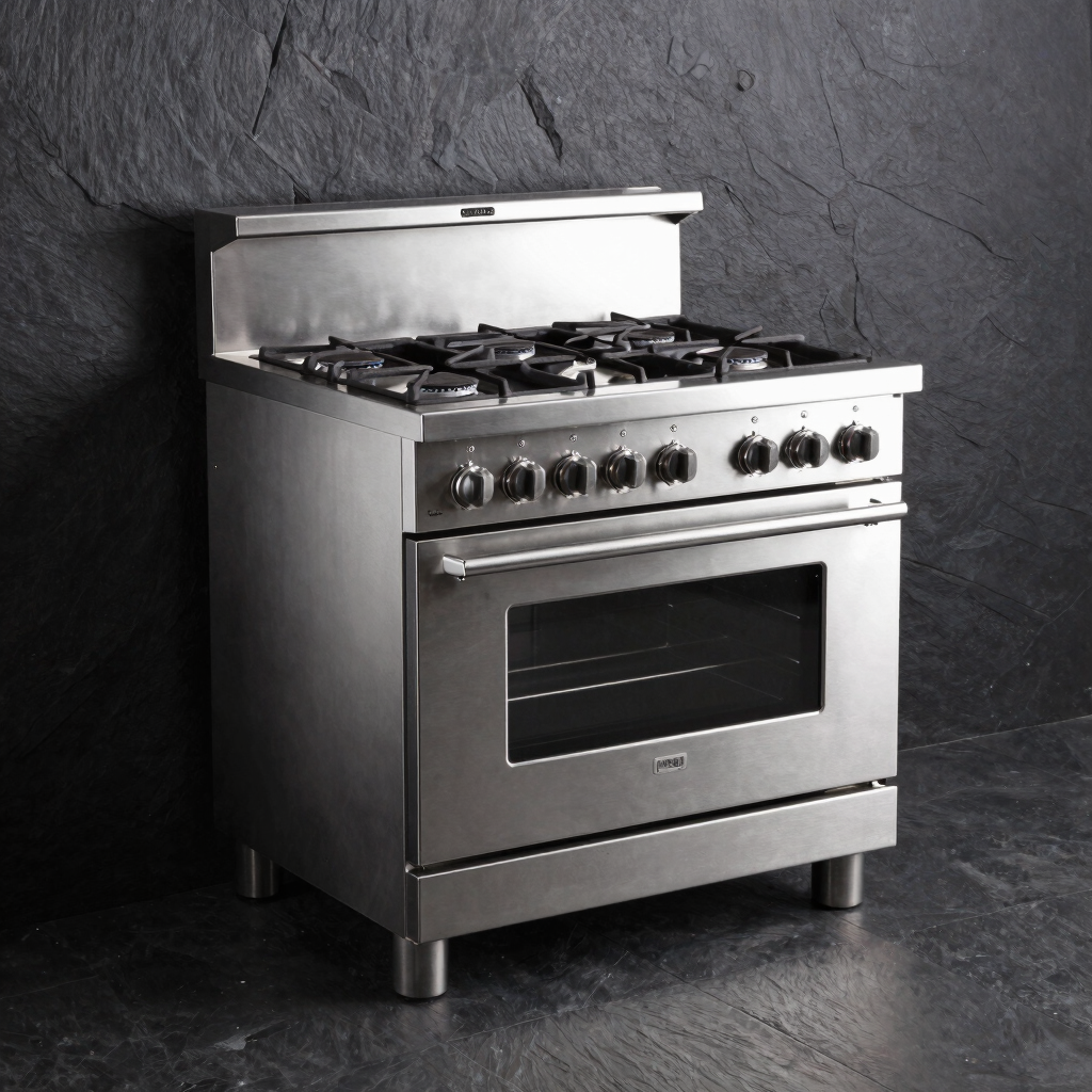 Heavy-Duty 6-Burner Gas Range and Oven