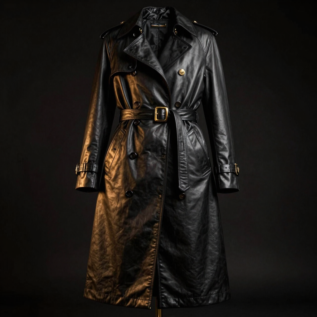 Trench Coat Couro Legítimo Imperatriz