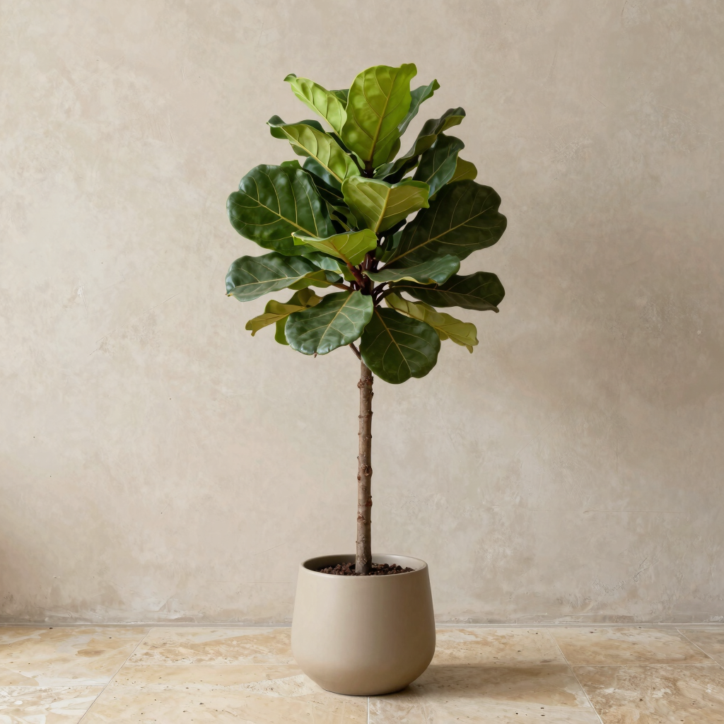 Minimalist Fiddle Leaf Fig Tree