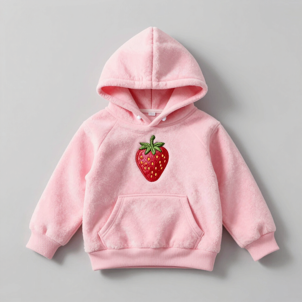 Sudadera con Capucha "Fresa Mágica"