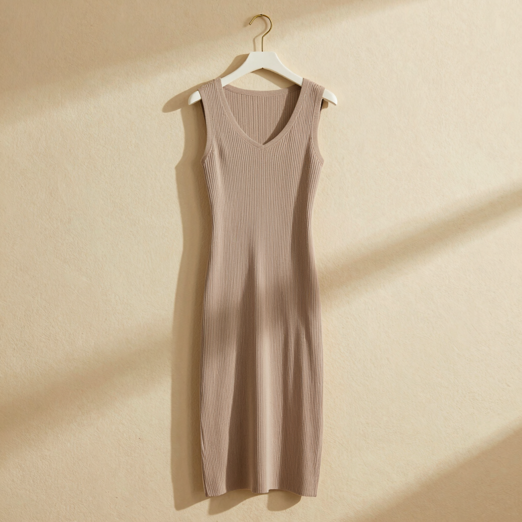 Clara Ribbed Midi Dress