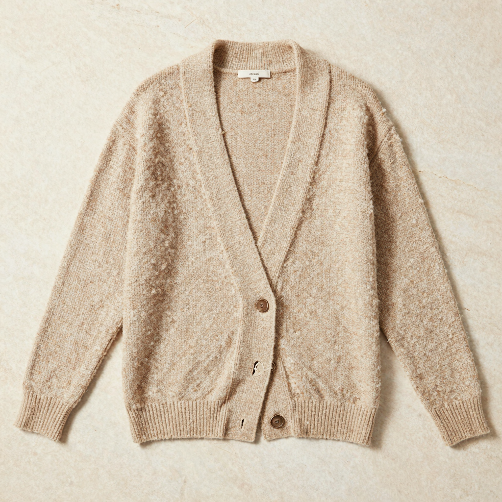 Noa Bouclé Wrap Cardigan