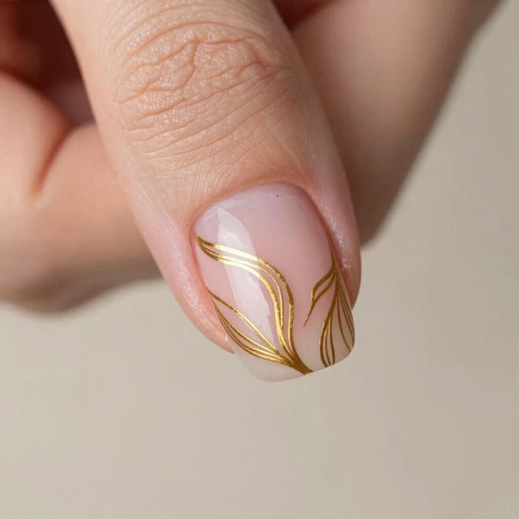 Custom Minimalist Nail Art