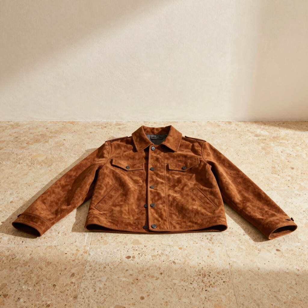 Chestnut Suede Field Jacket
