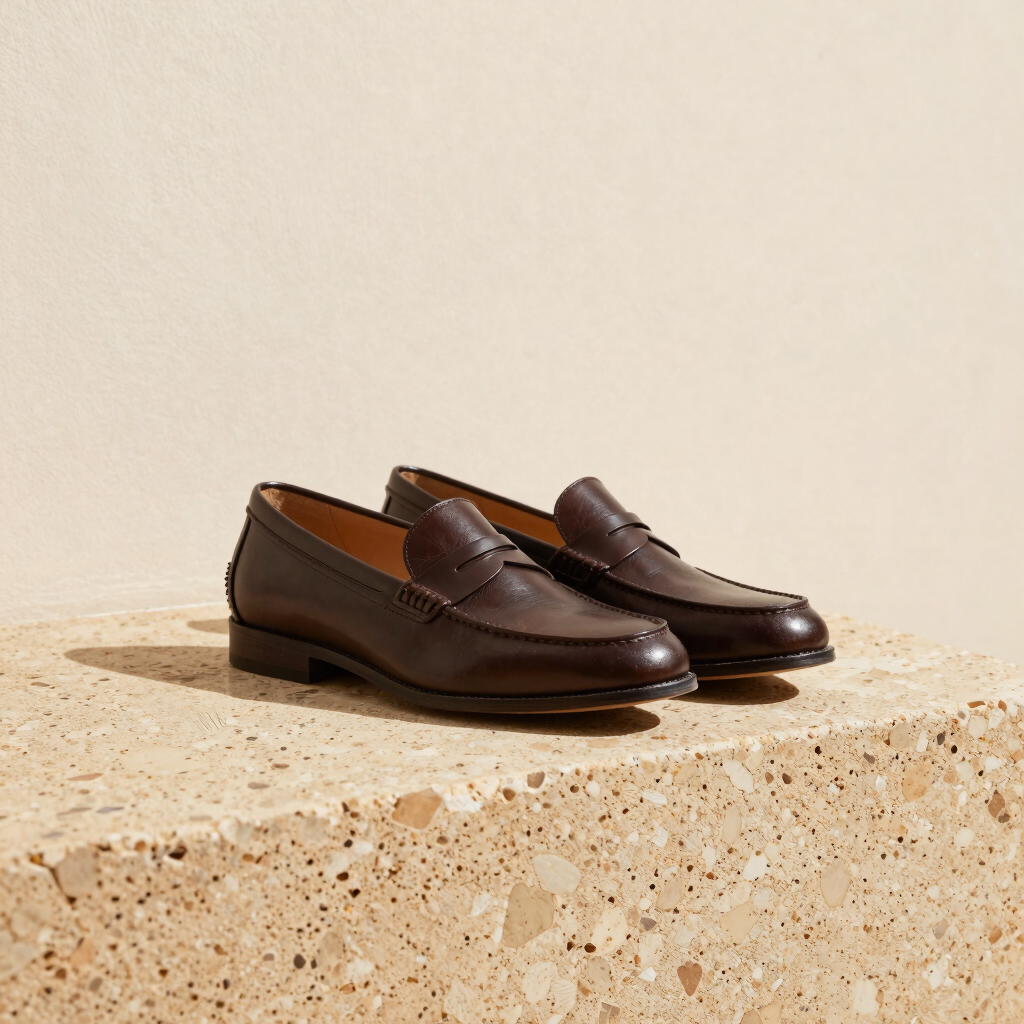 Espresso Deerskin Loafers