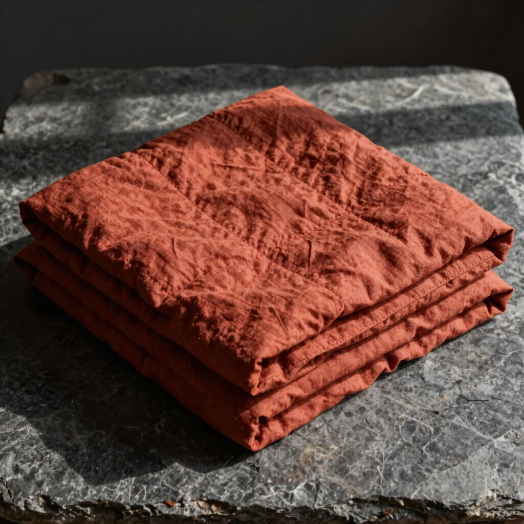 Earthen Clay Linen Quilt
