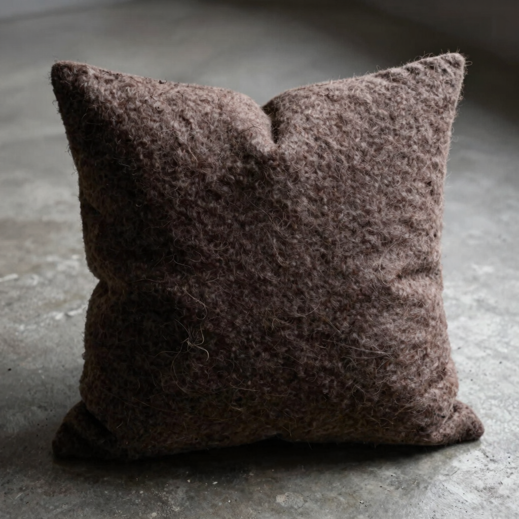Smoked Umber Wool Cushion