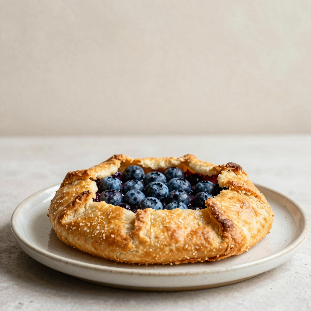 Wild Blueberry Almond Galette