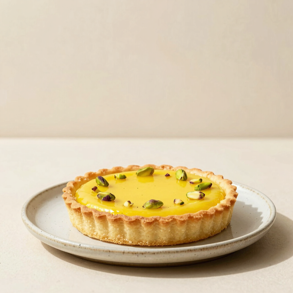 Meyer Lemon Pistachio Tart