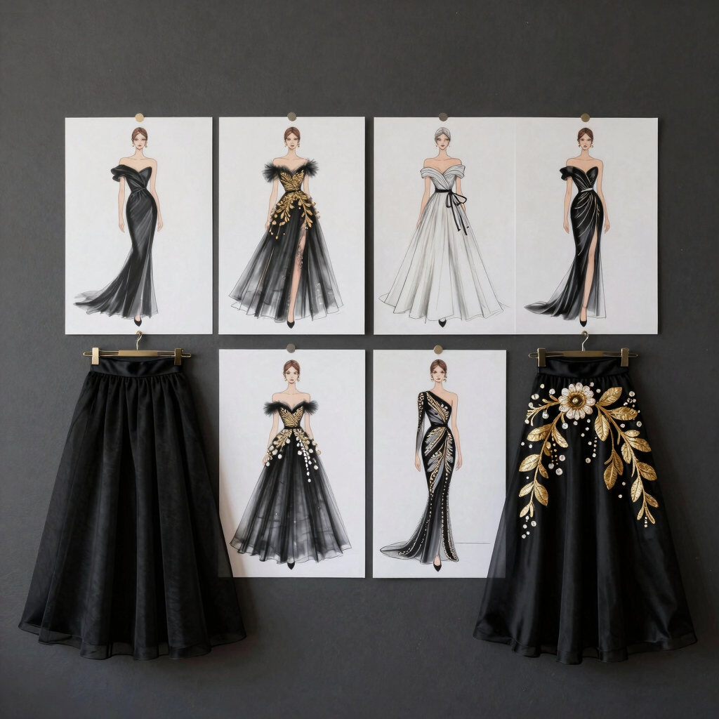 Diseño de Vestido de Gala o 15 Años