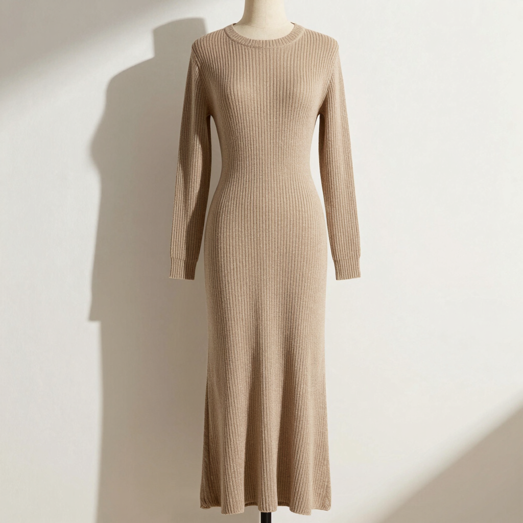 Monolith Knit Maxi Dress