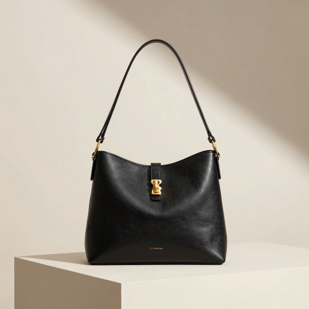 Minimalist Leather Shoulder Bag