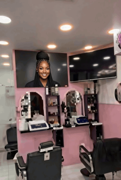 black and brown leather padded tub sofa