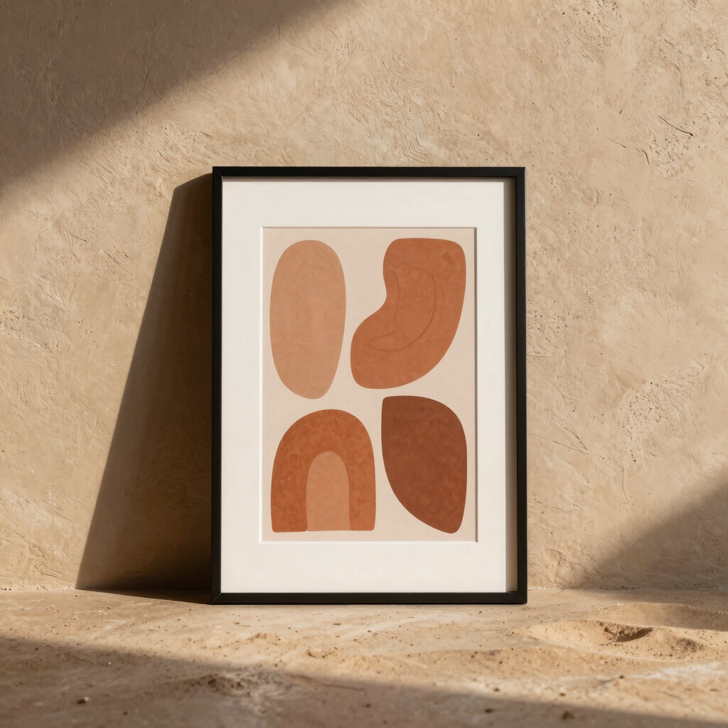 'Solitude' Terracotta Art Print