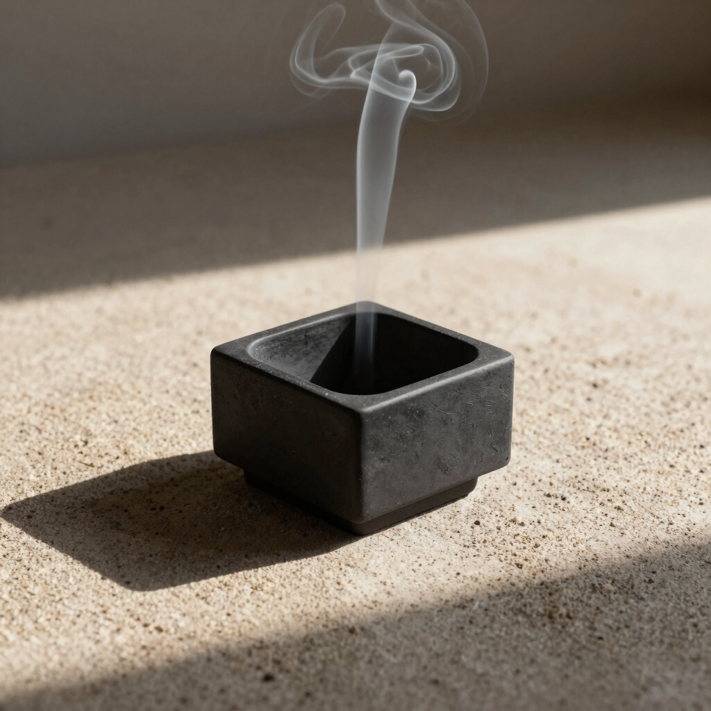 Charcoal Sculptural Incense Burner