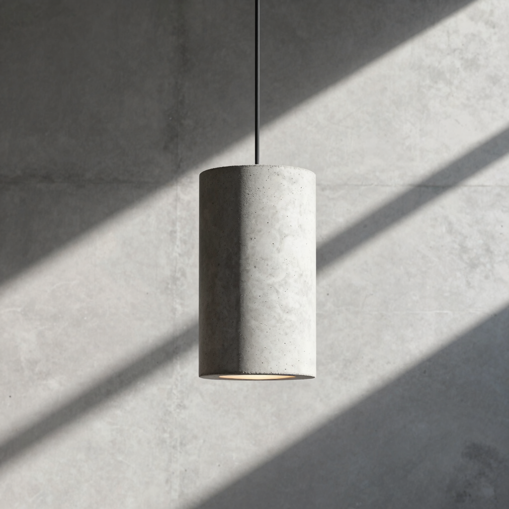 Cast Concrete Pendant