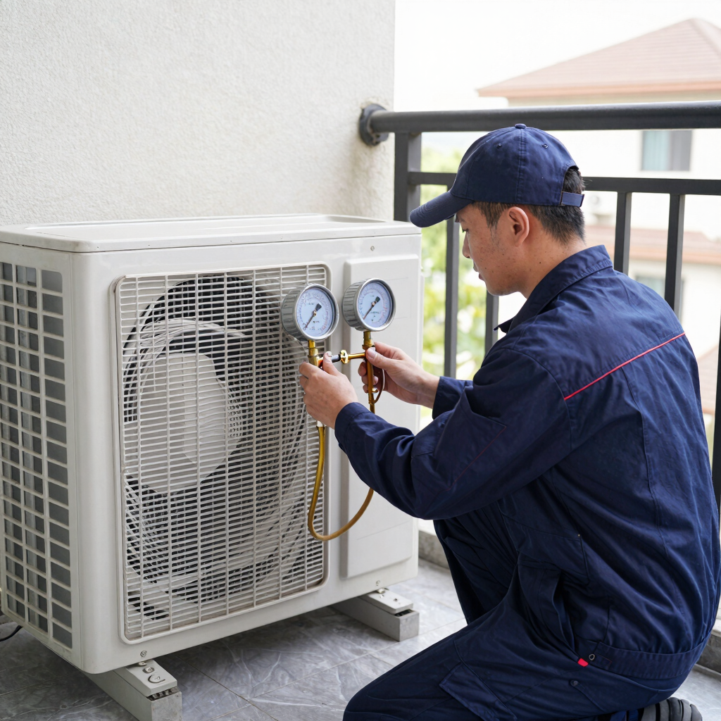 Split AC Gas Leak Repair & Refill
