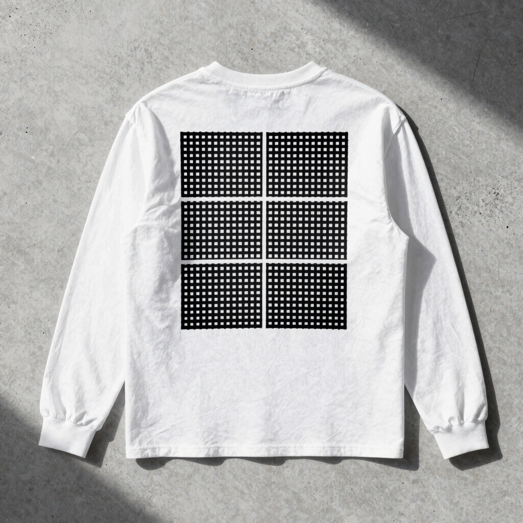 Camiseta de Manga Larga Grid