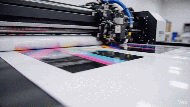 Frente & verso impressão de grande porte