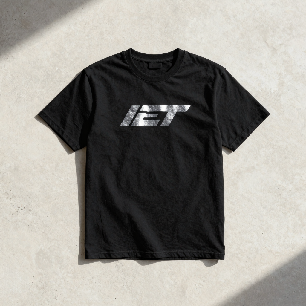 001 CHROME DISTORTION TEE
