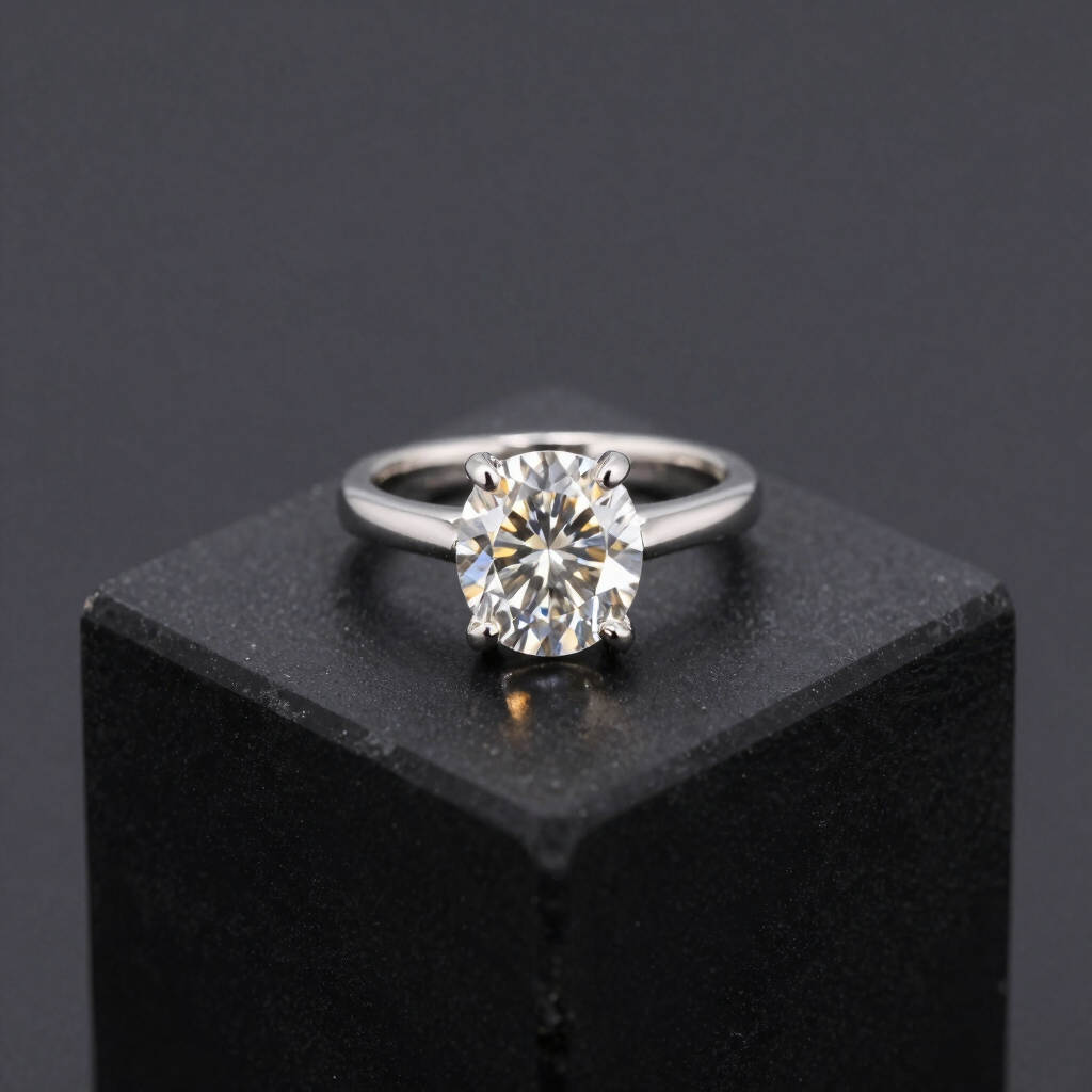 Anillo de Diamante Solitario Texas-Star