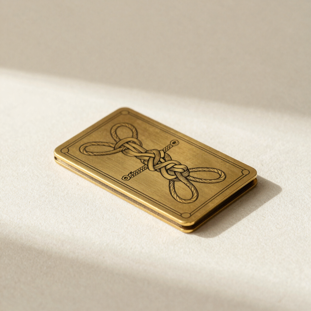 Brass knot-Tying Reference Plate
