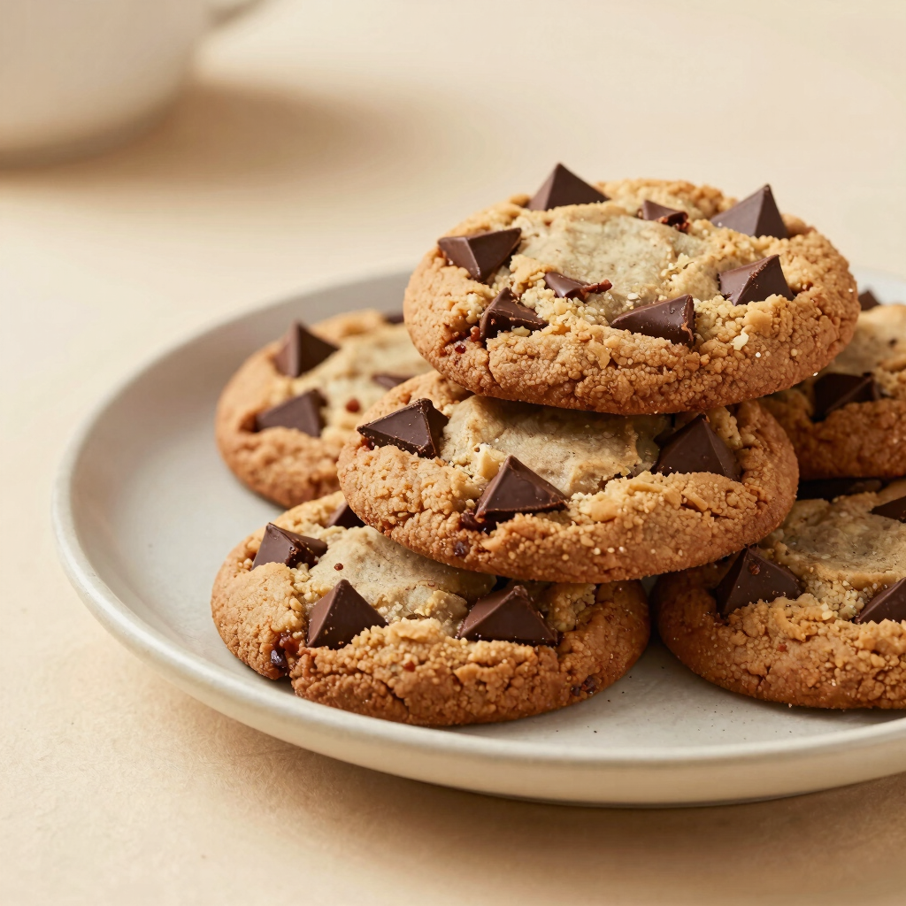 Sugar-Free Double Chocolate Chunk Cookies