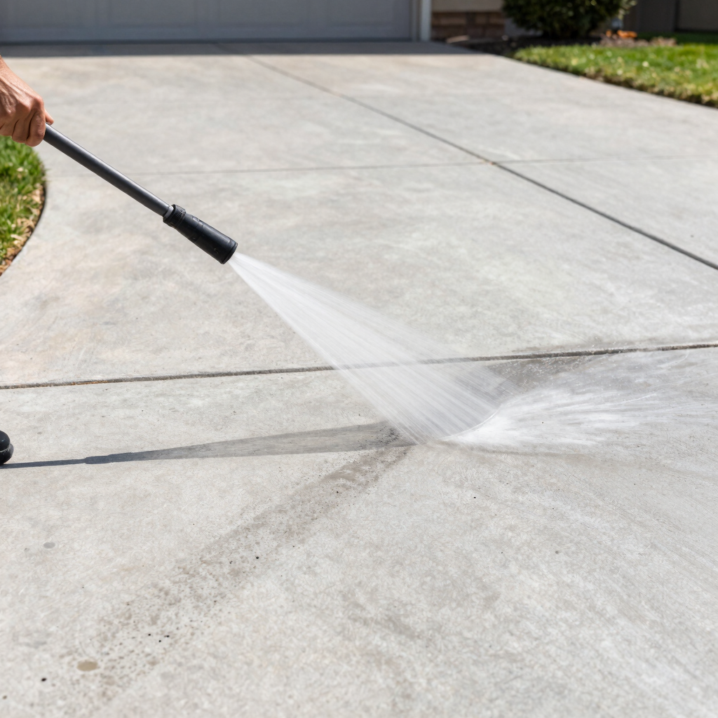 Driveway & Sidewalk Pressure Wash