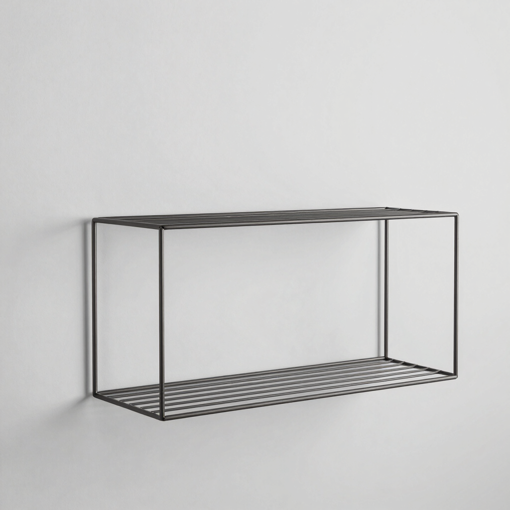 Gridline Wireframe Wall Shelf