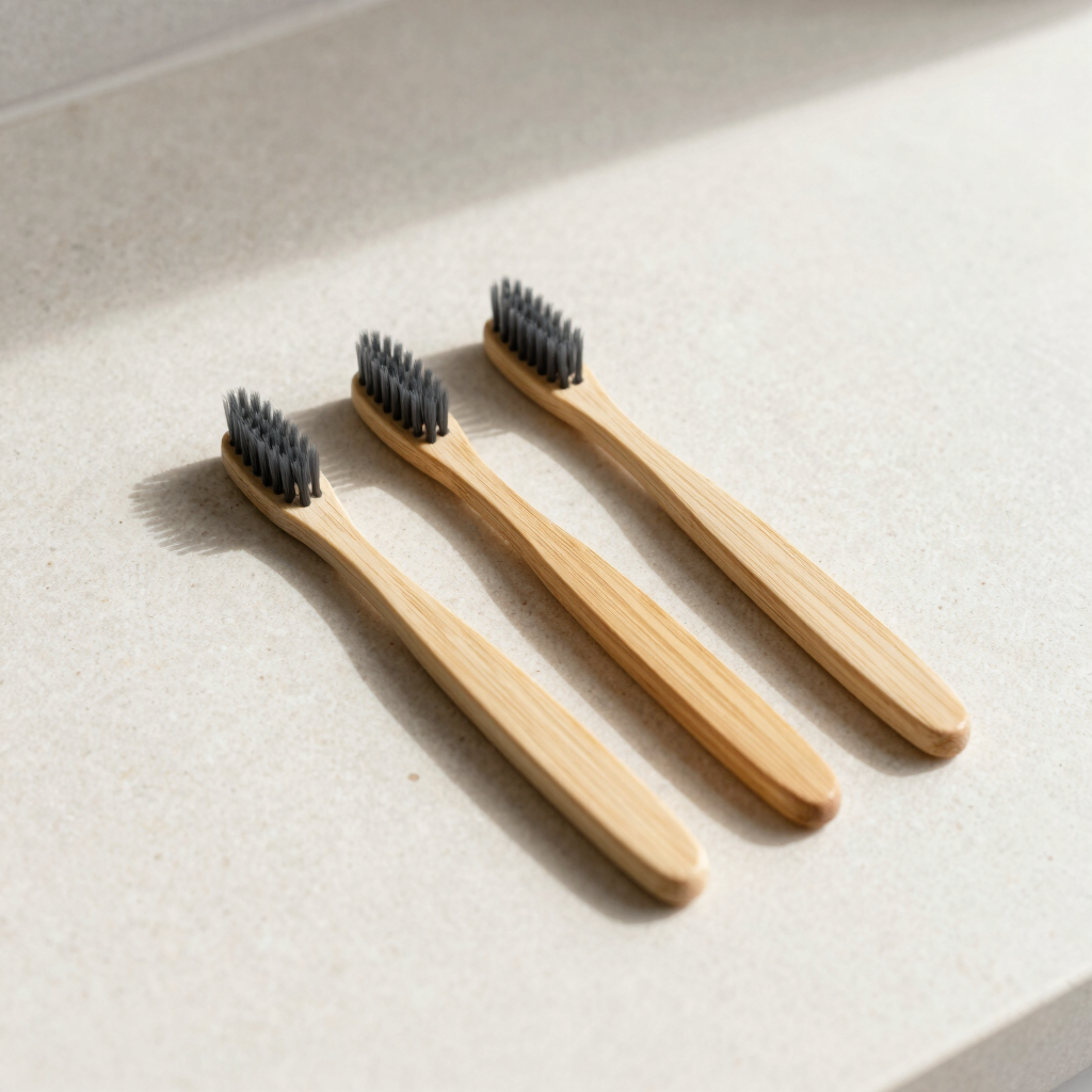 Bamboo Toothbrush Set