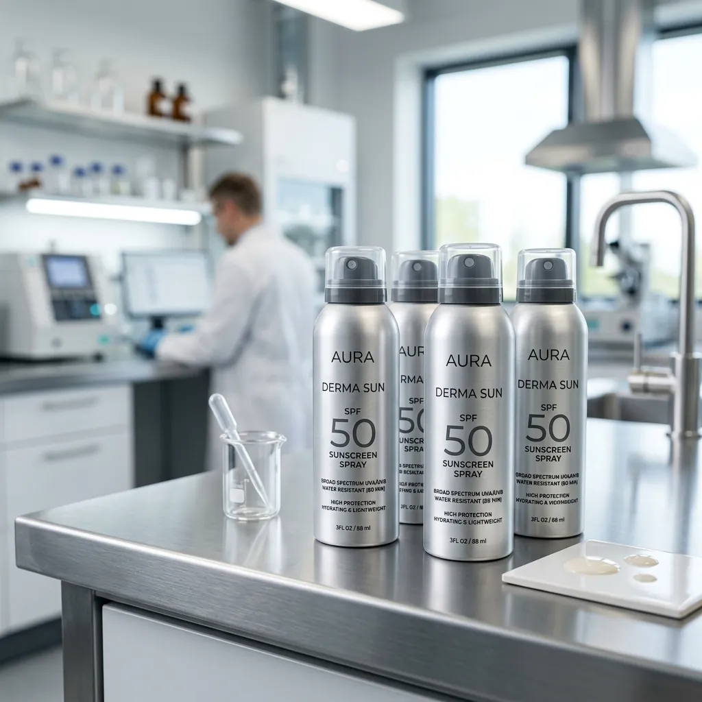 Aerosol Sunscreen Production: A Complete Step-by-Step Technical Guide for Product Founders