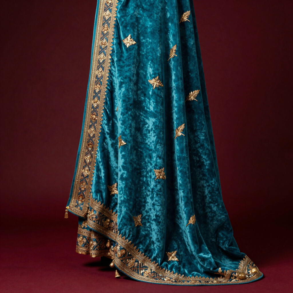 Shama-e-Feroza Velvet Dupatta