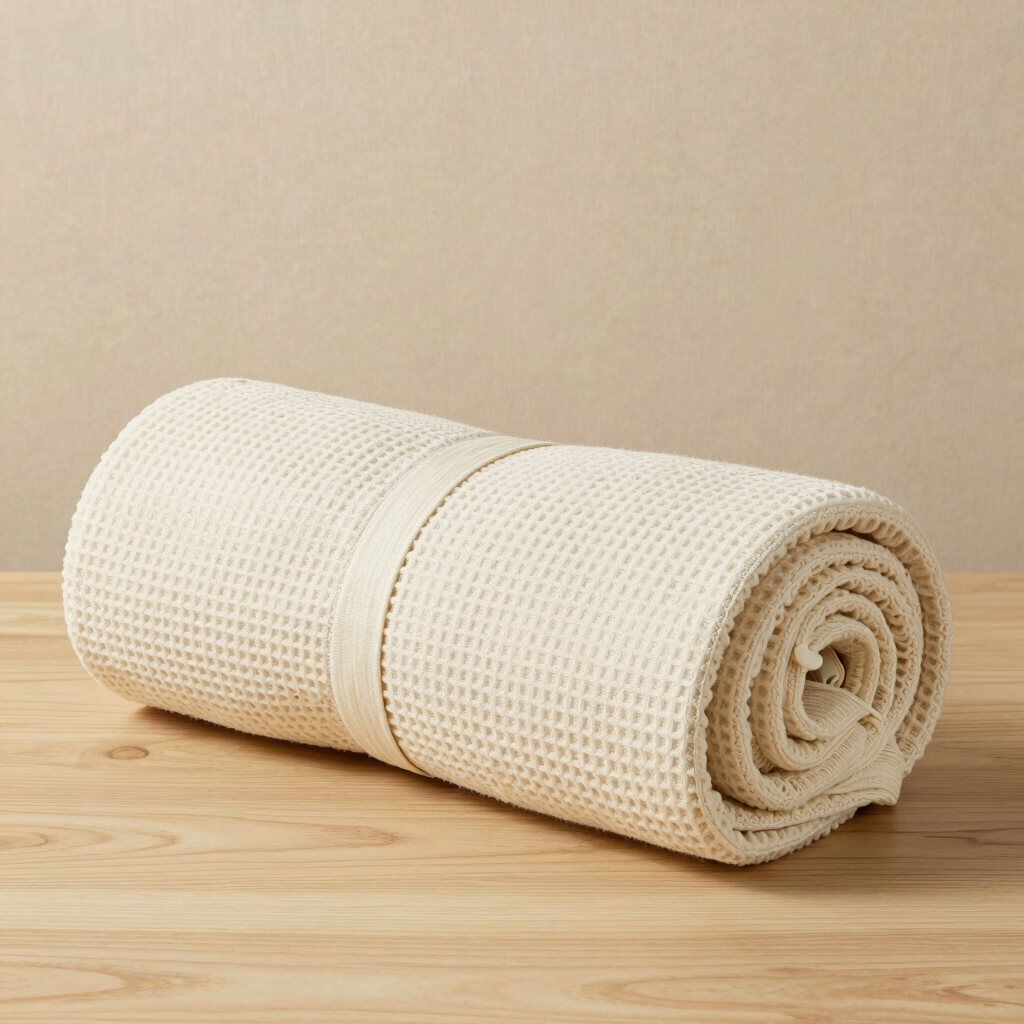 Waffle Knit Cotton Throw