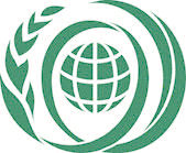 a green globe with a globe in the middle of it