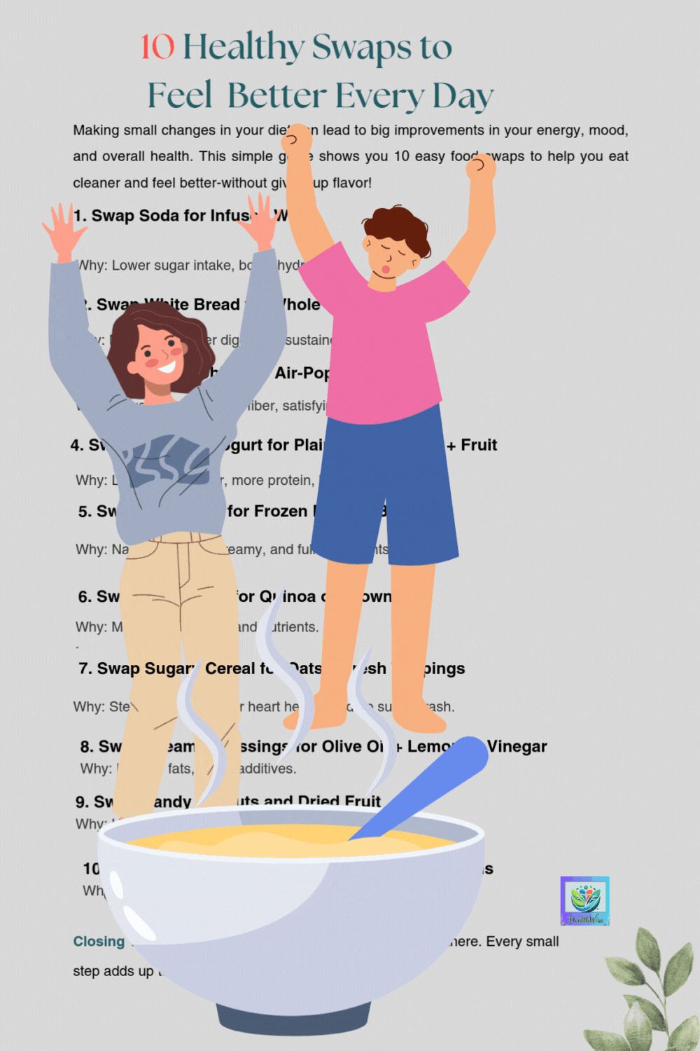 Healthy Swaps to Feel Better Every Day