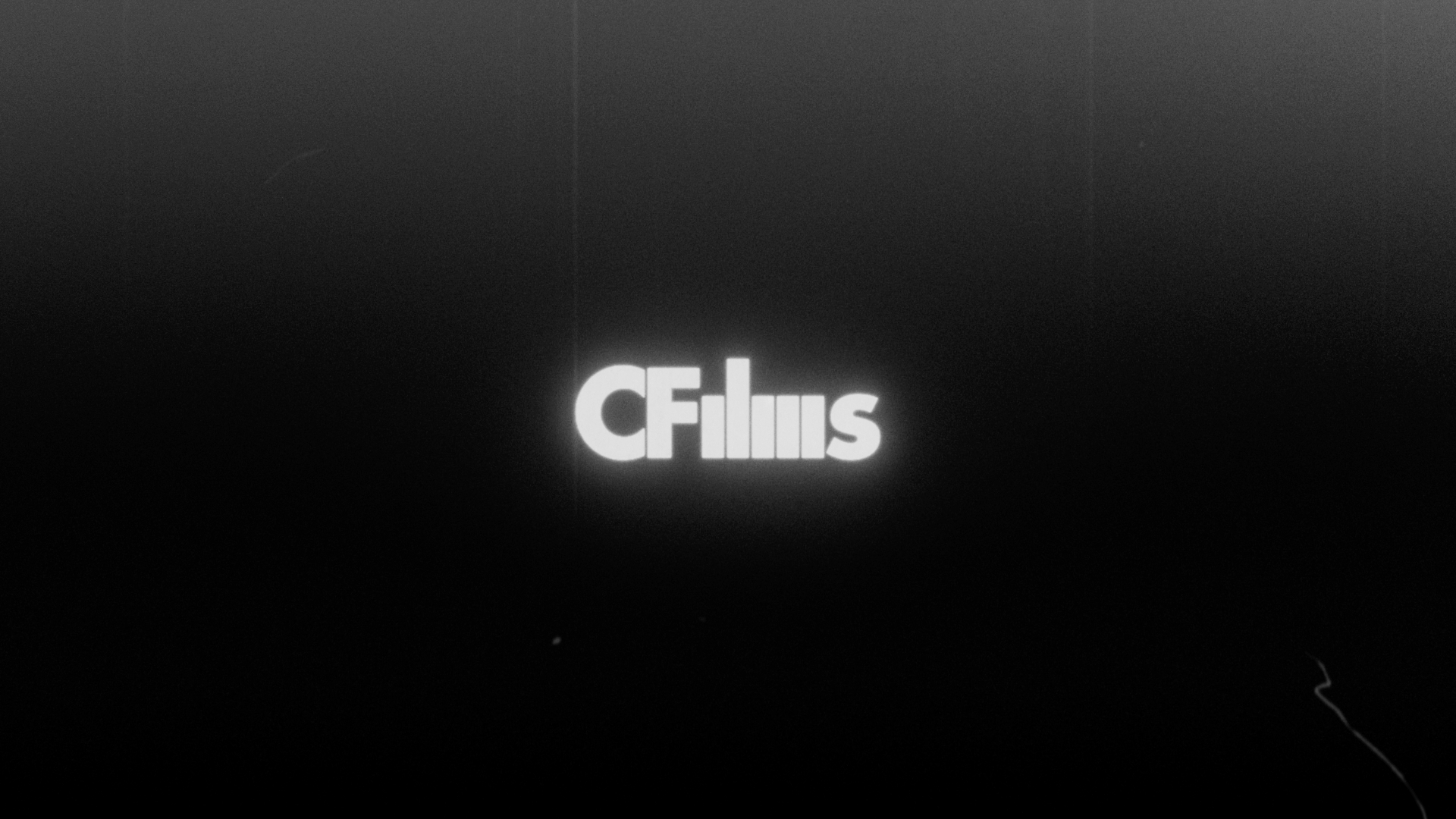 Animated CFilms logo with film grain and vintage film texture by Charbel Reaidy