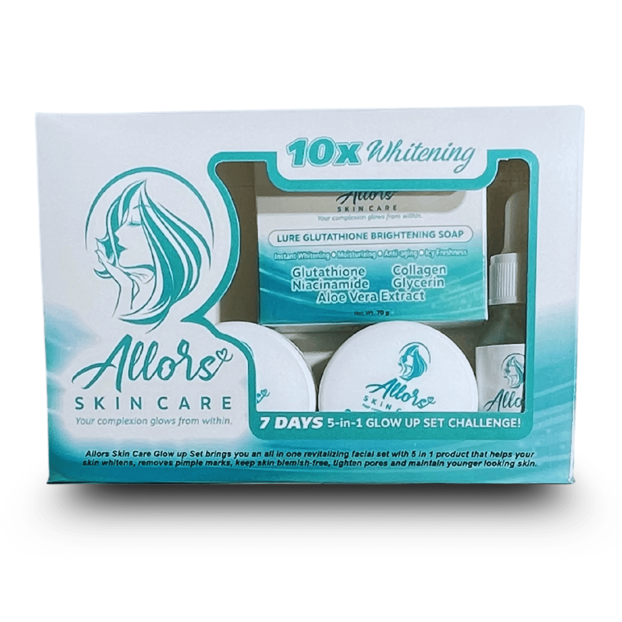 lure glutathione brightening soap Glutalight Skin Lightening with 1% , 75GM (Pack of 3) Allors Skin Care Philippines |