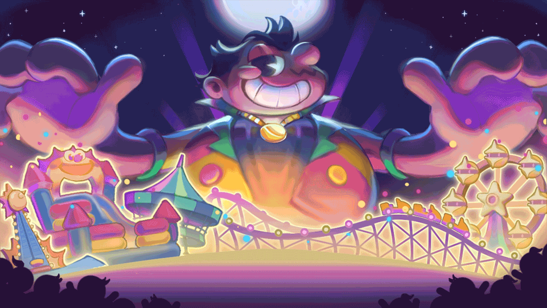 an abstract photo of a curved building with a blue sky in the background