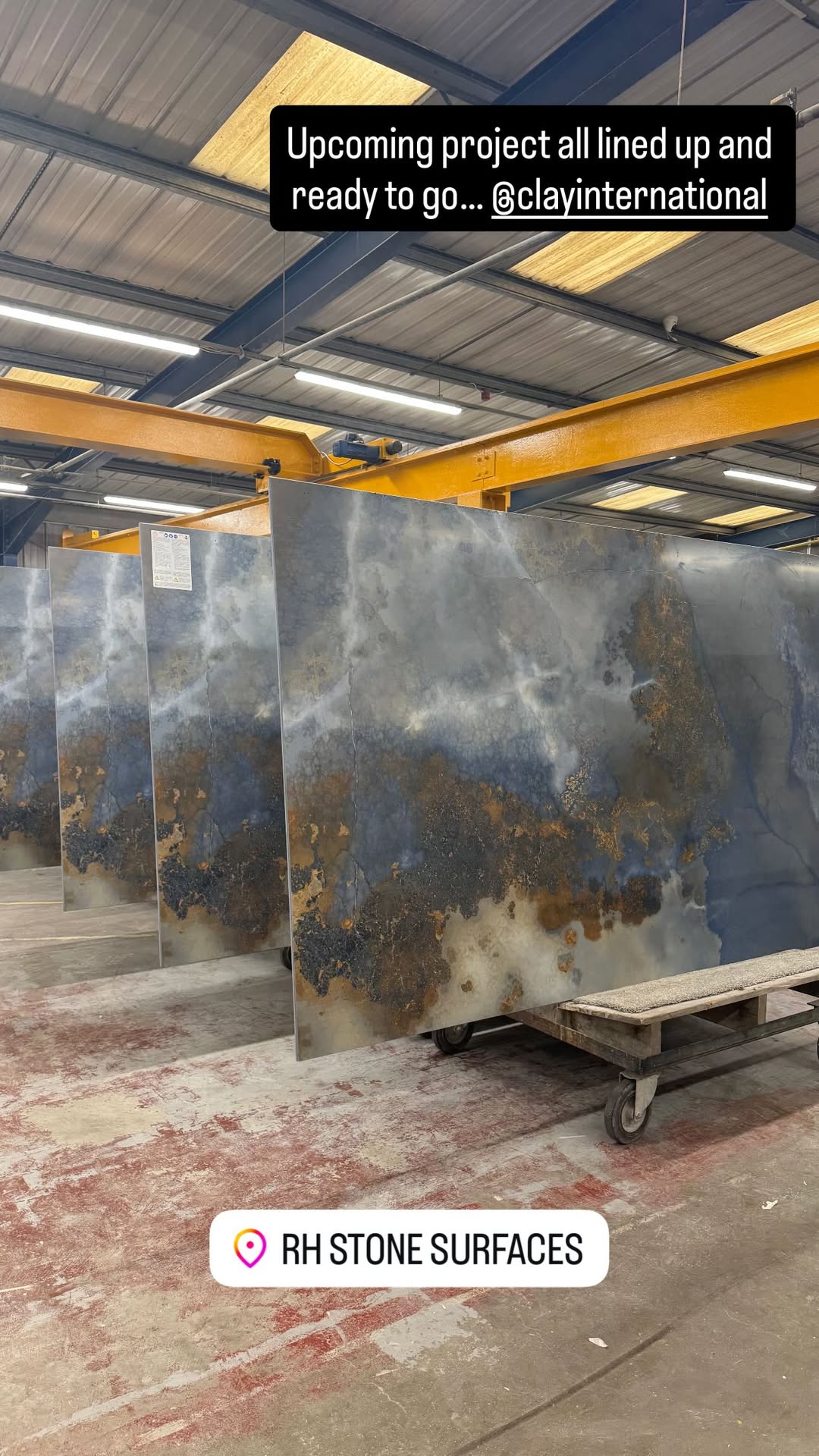 Dekton Blue Sky Kitchen Island