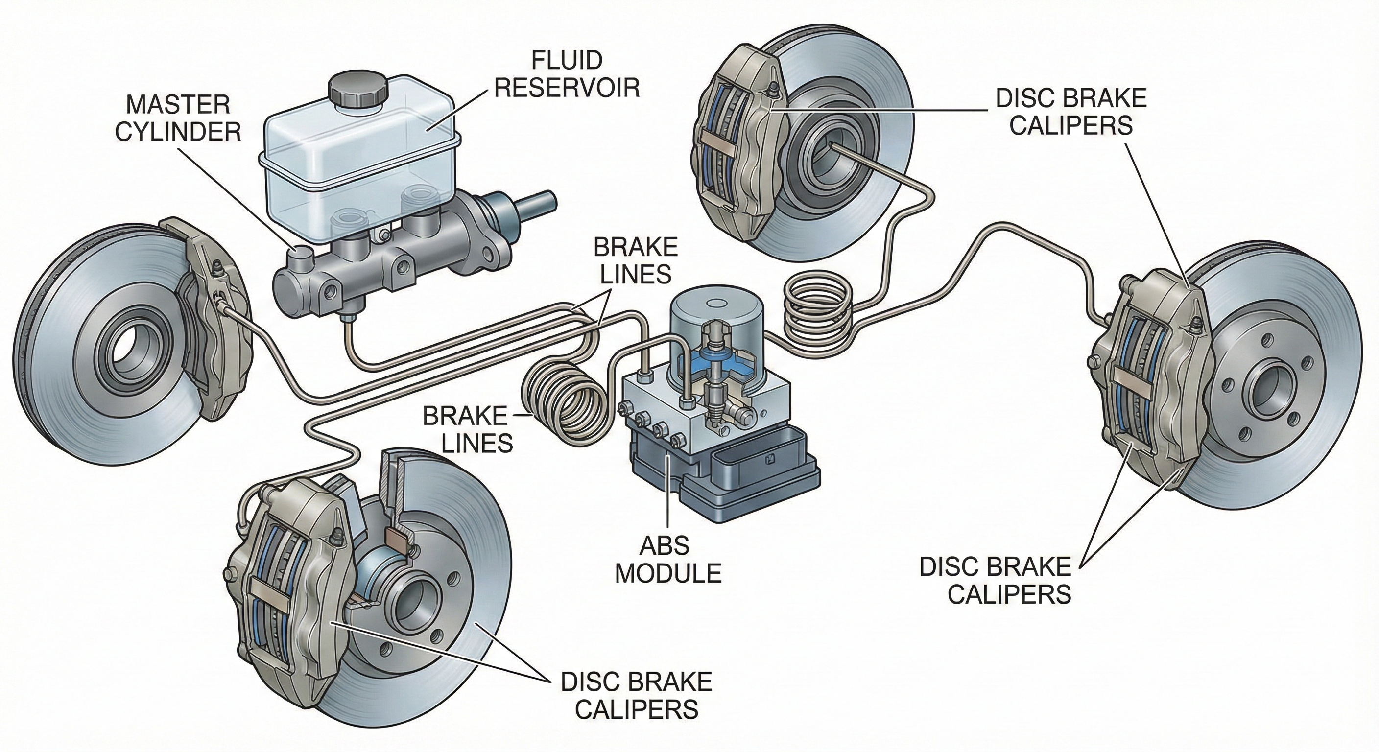DOT 3 vs DOT 4 vs DOT 5 Brake Fluid Chemistry