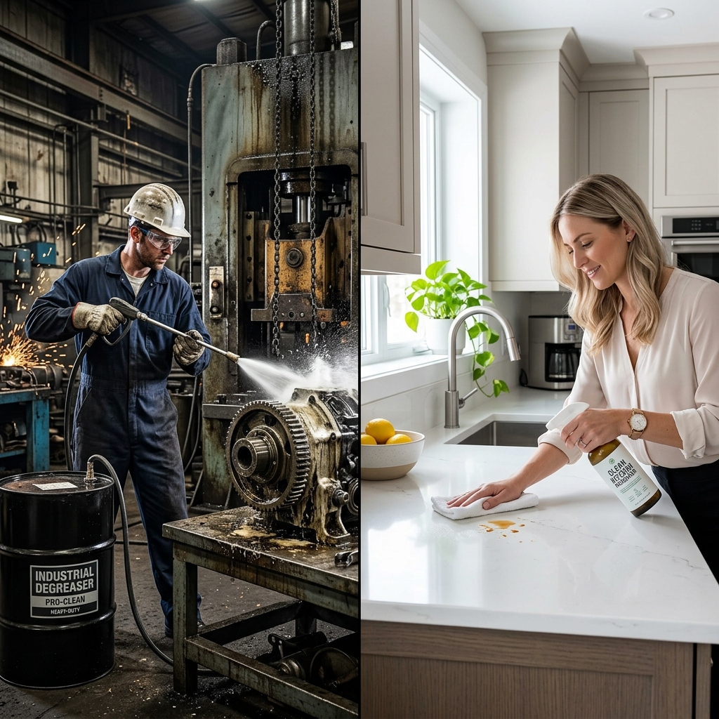 Industrial vs. Household Degreasers: Technical Guide