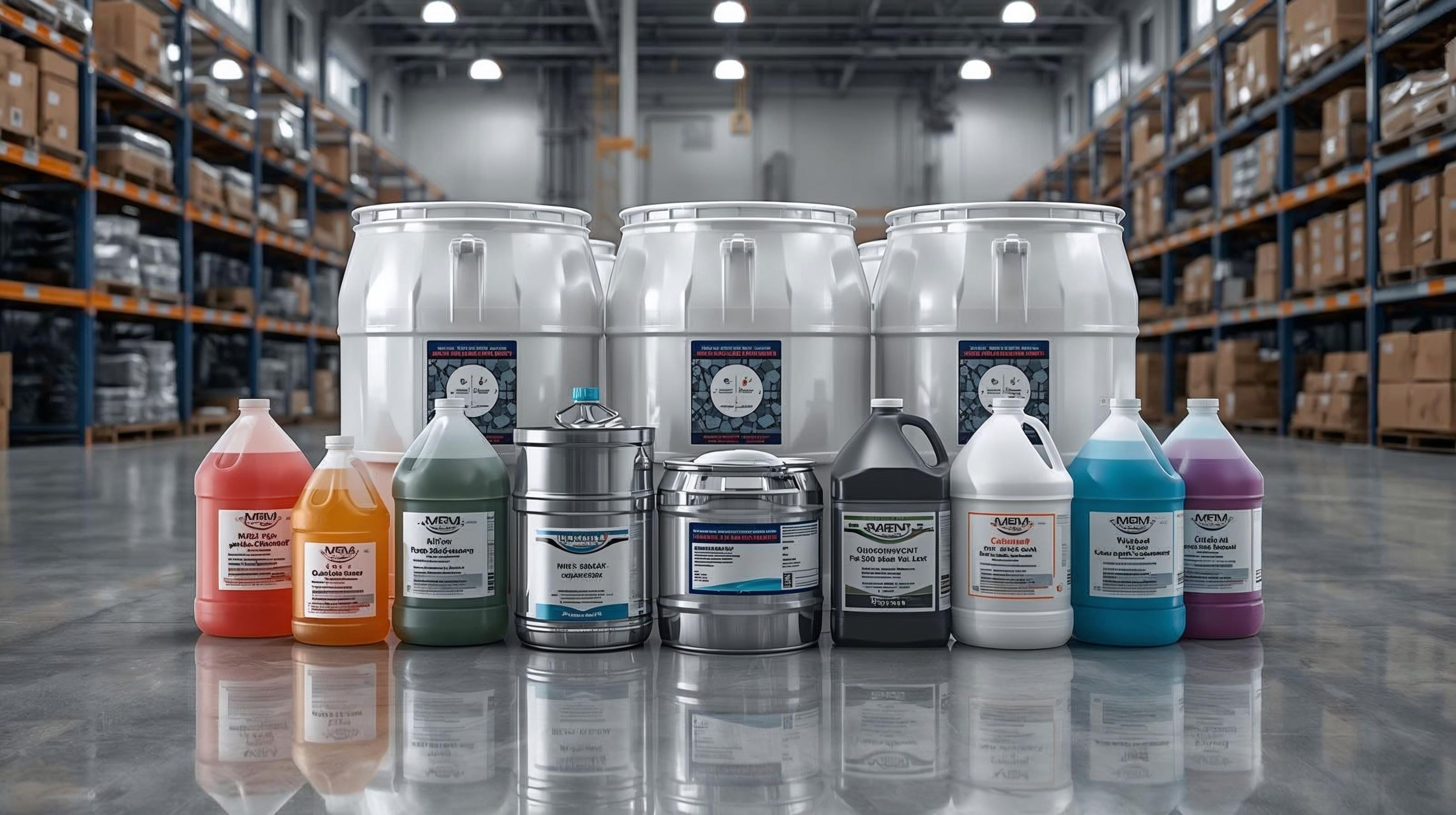 Industrial cleaners product range