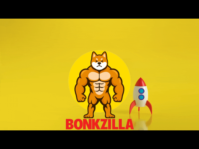 a doge doge is standing next to a rocket rocket