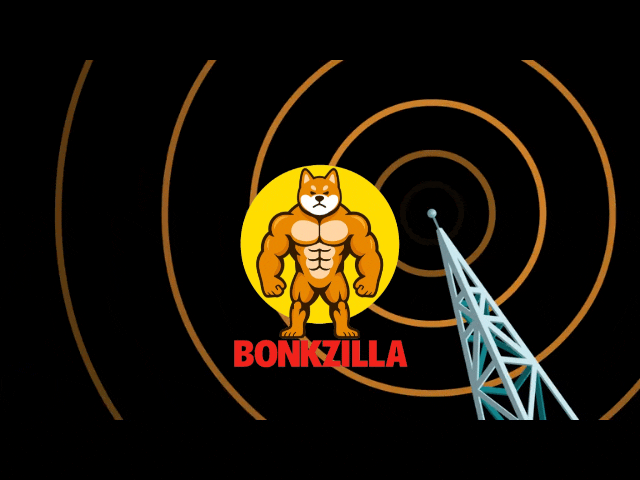 a radio tower with a cartoon character on it