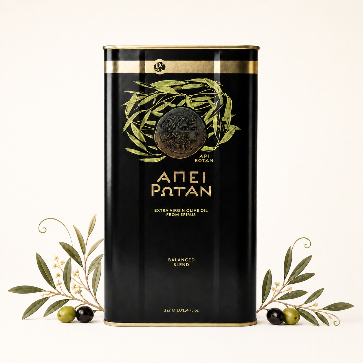 Ulei de Măsline Extravirgin 3L Api Rotan | Grecia | OLOI