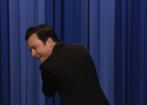 Jimmy Fallon GIF - Saying bye after shooting a golf ball action
